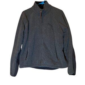 Vintage Marmot Ladies Full Zip Silver Fleece Jacket Size Large Outdoor